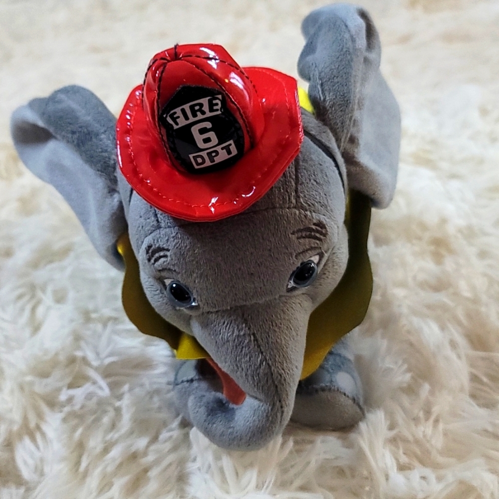 Disney Live Action Film Dumbo 6-Inch Plush [Fireman Outfit] Brand New